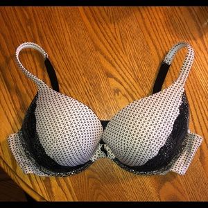 40D cacique boost plunge lace bra